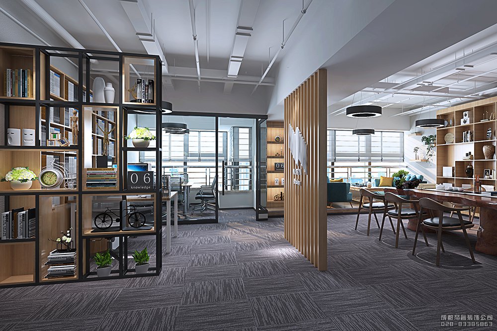 港式風格辦公空間設(shè)計效果圖